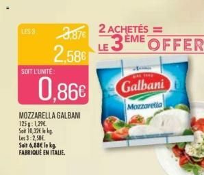 mozzarella Galbani