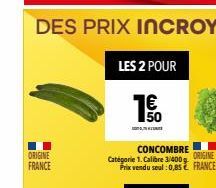 ORIGINE FRANCE  LES 2 POUR  1€  50 