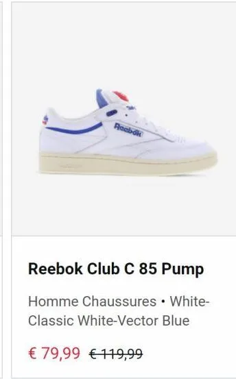 chaussures reebok