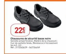 chaussures de sécurité 