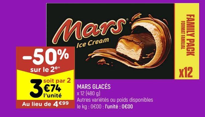 Mars glacés