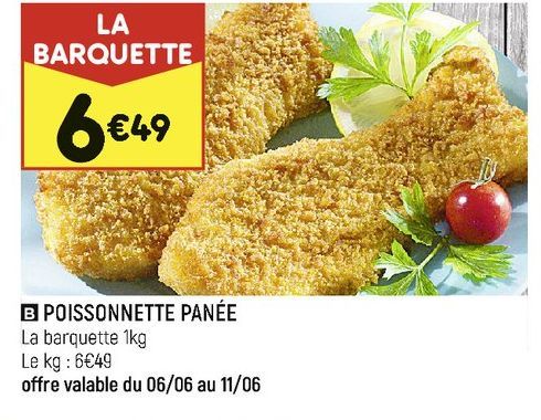 POISSONNETTE PANÉE