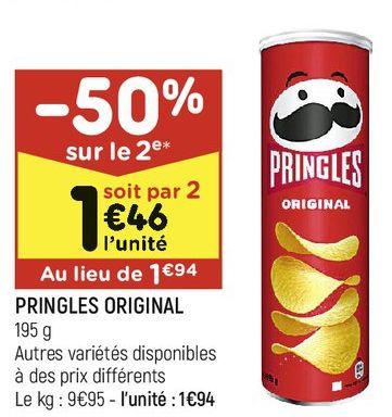 PRINGLES ORIGINAL