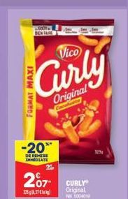 Vico  Curly  Original  -20** DE REINTERE  INDIATE  207  3256.37  Original. M500401 