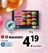SP  Coco  Hurgeld  MACIONS  12 macarons  145 g  4.19  -30 