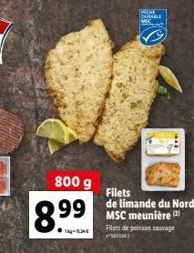 filets de poisson 