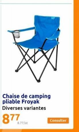 chaise de camping 