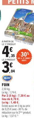 À PARTIR DE  LE 1" PRODUIT  4€  MON  LE 2º PRODUIT  3€  ,04  ,35-30%  LE 2 PROGET 