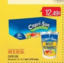 vitamines capri sun