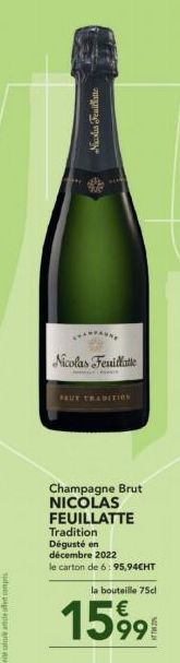 champagne brut Nicolas Feuillatte