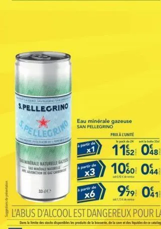 suggestions de présentation  ja sounce cangan ter  s.pellegrino  33de  minerale naturelle gaz tau minerale naturelle vladjonction de gaz ca  à partir de x1  à partir de  x3  à partir de  x6  eau minér