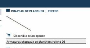 CHAPEAU DE PLANCHER | REFEND 