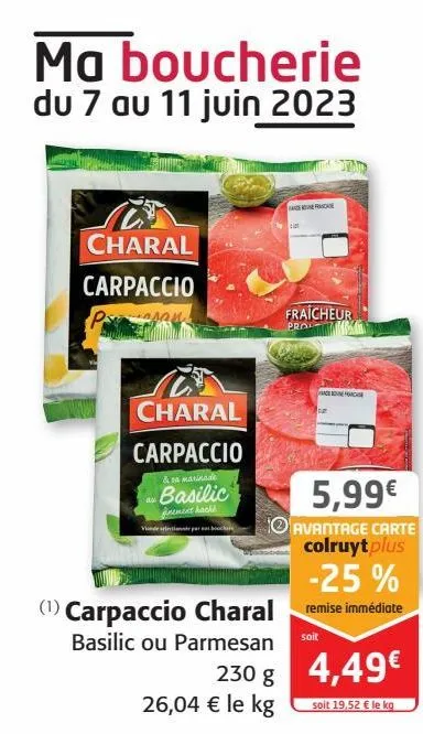 carpaccio charal