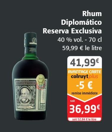 Rhum Diplomatico Reserva Exclusiva 