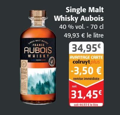 Single Malt Whisky Aubois 