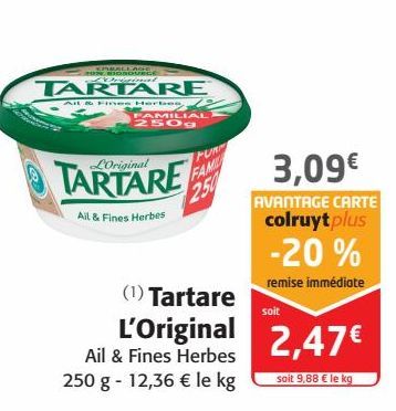 Tartare L'Original 