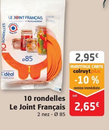 10 rondelles Le Joint Français 