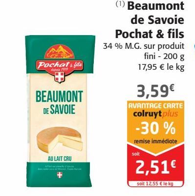 Beaumont de Savoie Pochat & fils 