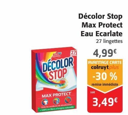 Décolor Stop Mx Protect Eau Ecarlate 