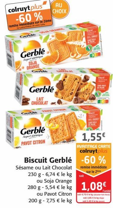 Biscuit Gerblé