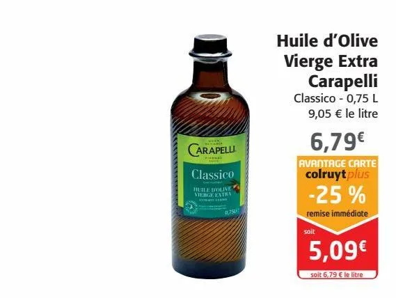huile d'olive vierge extra carapelli