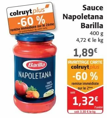 sauce napoletana barilla