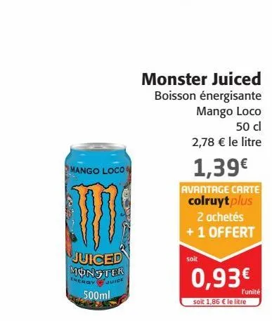 monster juiced 