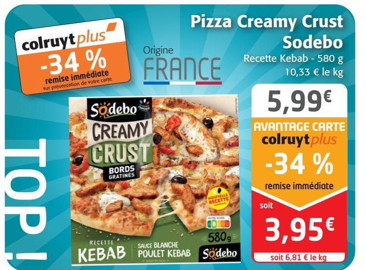 Pizza Creamy Crust Sodebo