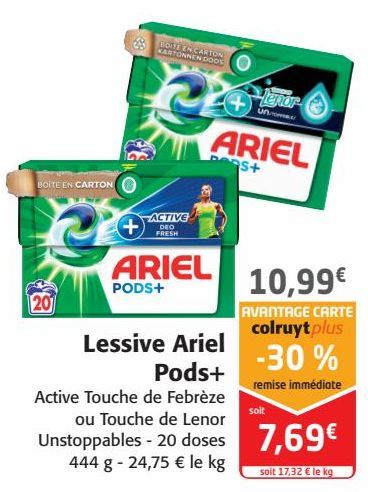 Lessive Ariel Pods +