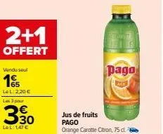 jus de fruits pago