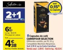 capsules de café Carrefour