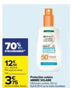 protection solaire garnier