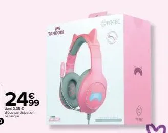 24⁹9  dont 0,05 € déco-participation le casque  tanooki  fr-tec  fc 