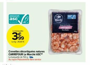 crevettes Carrefour