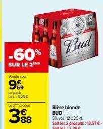 bière blonde Budweiser