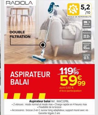 aspirateur balai 