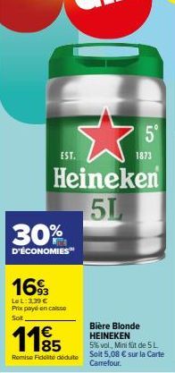 bière blonde Heineken