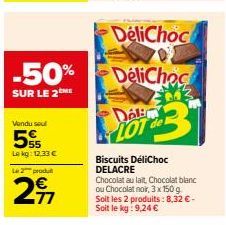 chocolat au lait Délichoc