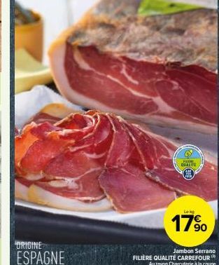 jambon serrano Carrefour