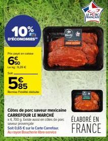 côtes de porc Carrefour