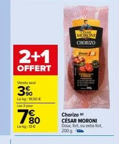 chorizo césar moroni