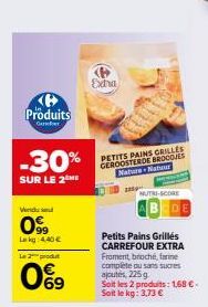 petits pains Carrefour