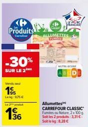 allumettes Carrefour