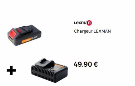 +  Lexman  Chargeur LEXMAN  49.90 € 