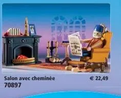 salon avec cheminée 70897  d  fus  € 22,49 