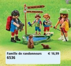 16--ALLE  Famille de randonneurs € 16,99 6536 
