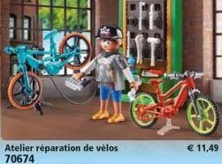 atelier réparation de vélos 70674  € 11,49 
