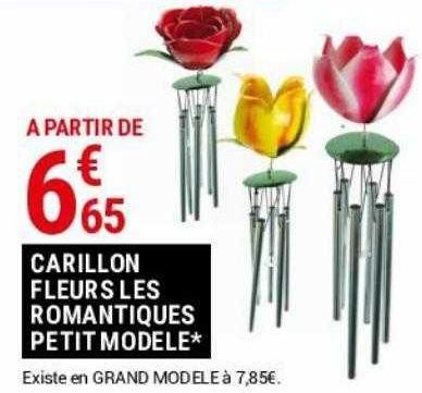 Carillon fleurs les romantiques petit modele