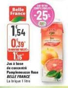 Belle France  1,54  0.39  SANOTE COPE FELLE  -25% 
