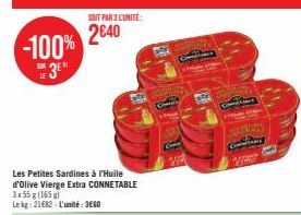 sardines à l'huile Connetable